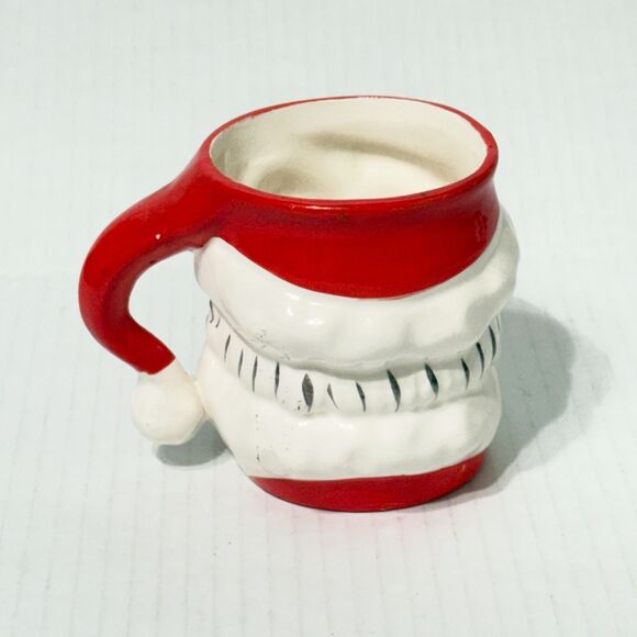 Vintage MCM Napco Winking Santa Mug/ Cup 1950s KDX244 Kitschy - Picture 4 of 10
